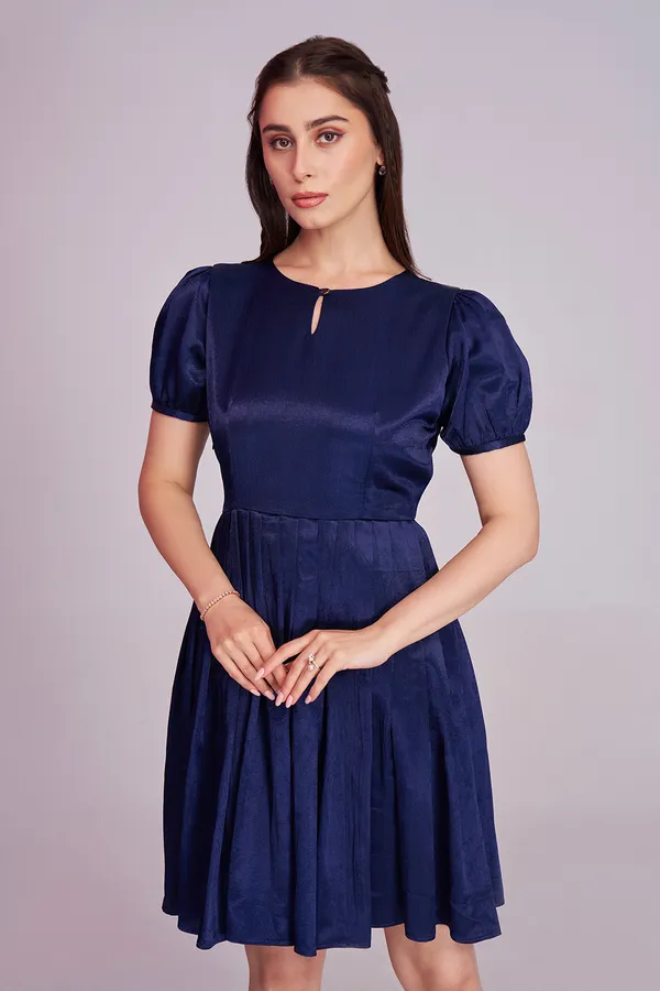 Blue_Satin_Mini_Frock