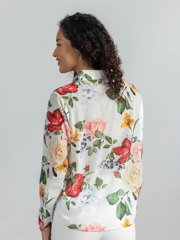 White_Floral_Casual_Shirt_for_Women_|_Designer_Shirts_for_women_-_Floral_Print