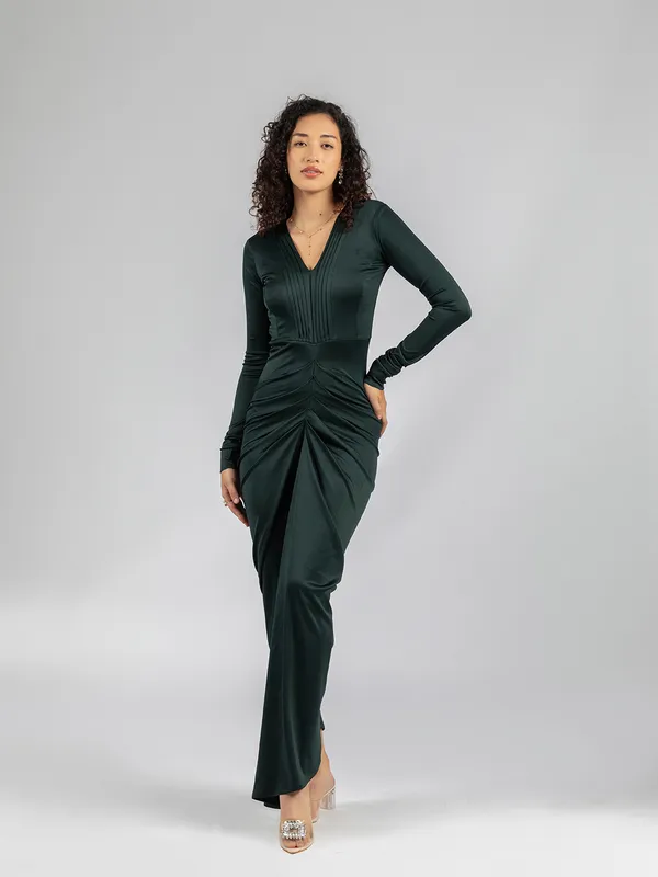 Green_bodycon_dress_|_Women's_Party_Gown