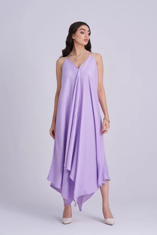 Purple_Cotton_Silk_beach_dress_|_Sleeveless_Loose_fit_Dress