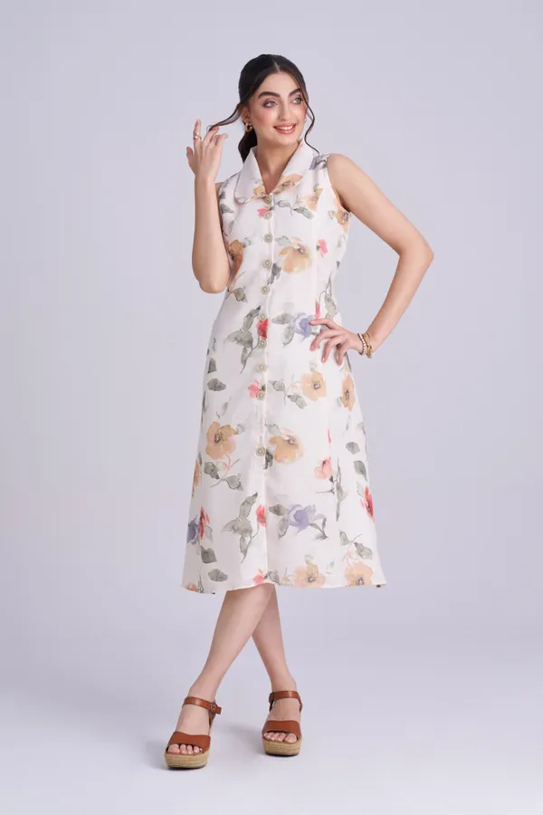 Linen_printed_A-Line_Dress_|_Collared_Button-Down_Dress