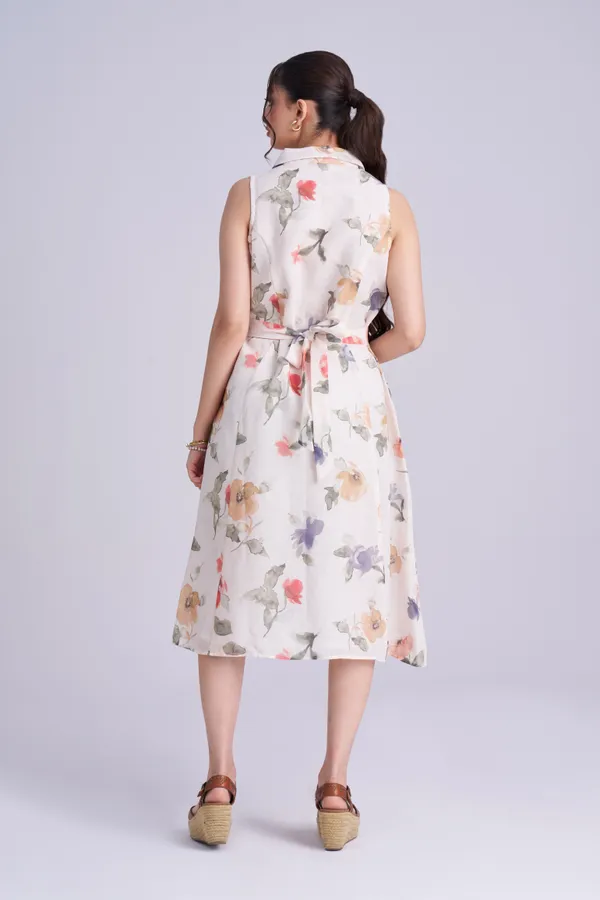 Linen_printed_A-Line_Dress_|_Collared_Button-Down_Dress