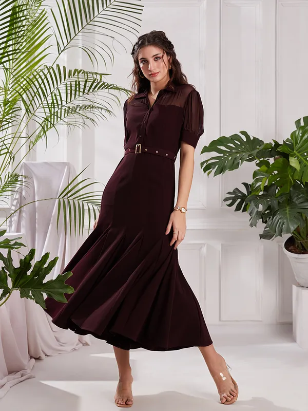 Maroon_long_Dress_for_Women_|_Elegant_designer_Maroon_Dress