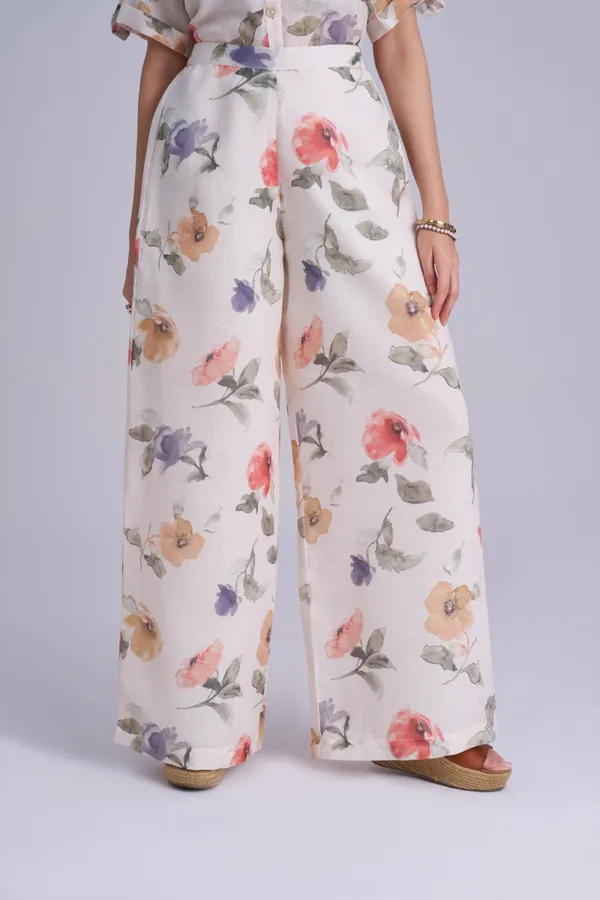 Floral_Palazzo_Pants_for_Women_|_Linen_Printed_casual_Palazzo_for_Summer
