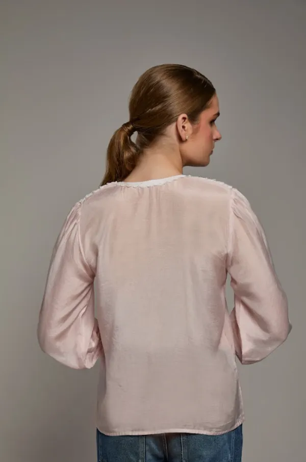 Pink_Cotton_Silk_Charm_Lace_Top_For_Women