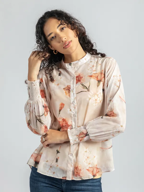 Stylish_Floral_Shirt_for_Women_|_Trendy_nude_Shirt_for_Women