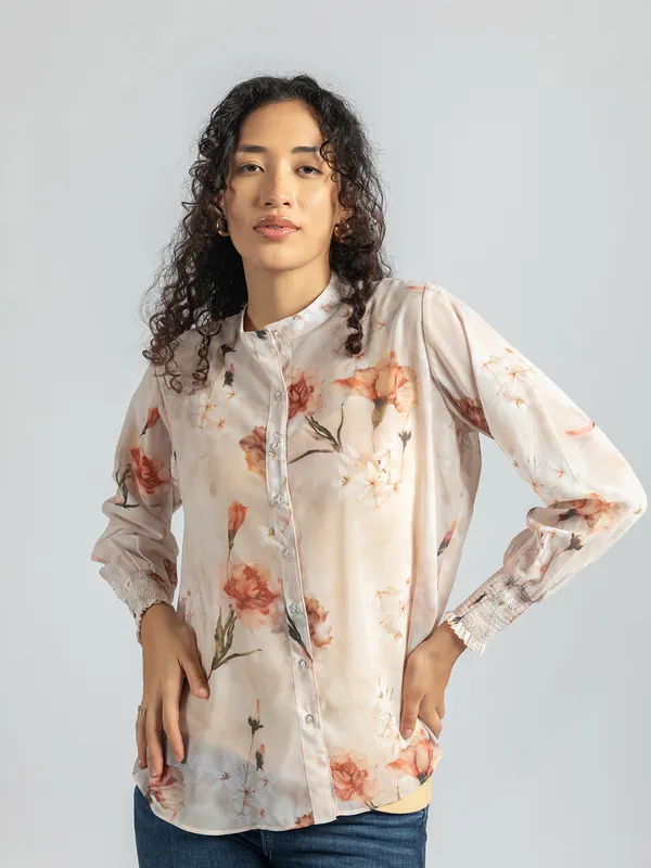 Stylish_Floral_Shirt_for_Women_|_Trendy_nude_Shirt_for_Women