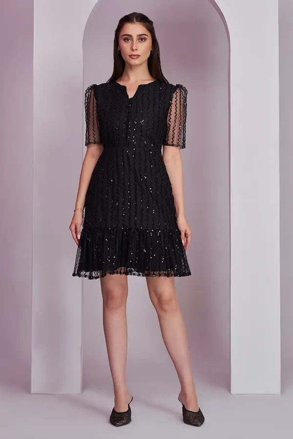 Party_Wear_Black_Mini_Dress_for_women_|_Short_dresses_for_women