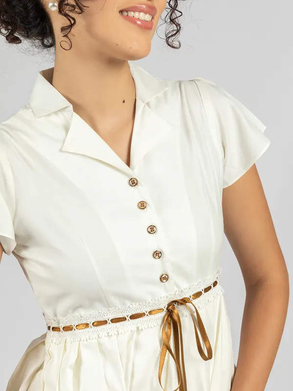 White_cotton_pleat_Midi_Dress_|_Elegant_White_Flare_semi-formal_Dress