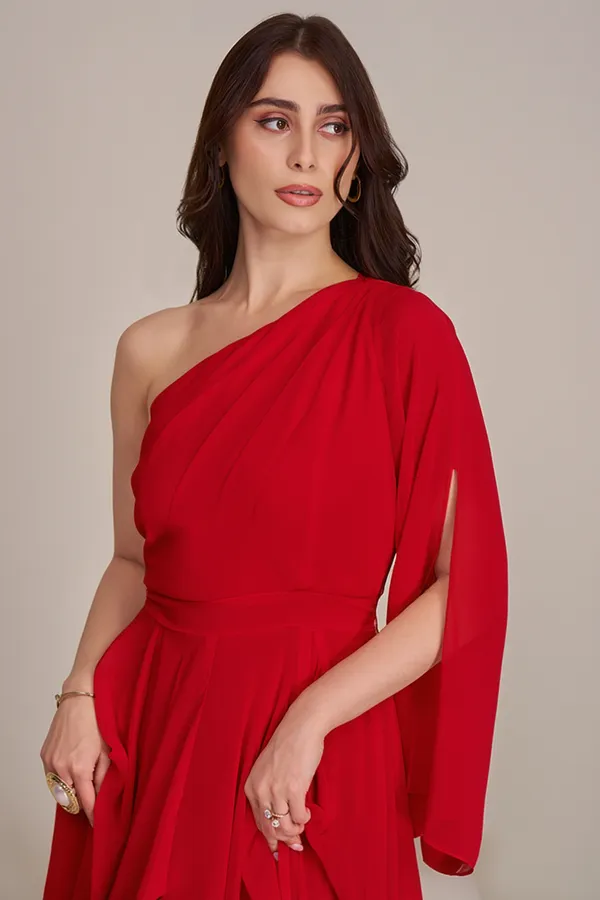 Red_One-Shoulder_Maxi_Dress_for_women_|_Flared_long_ladies_dresses