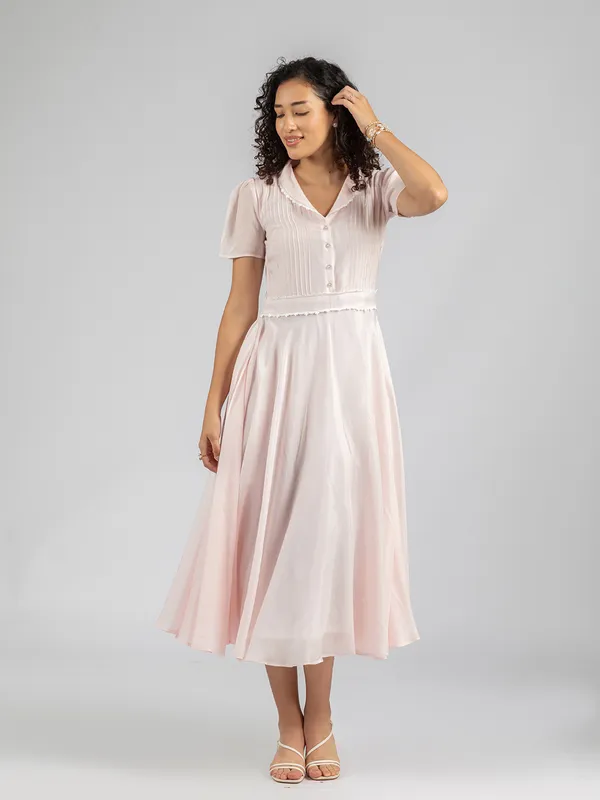 Pink_Cotton_lace_Dress_|_Umbress_semi_formal_frock