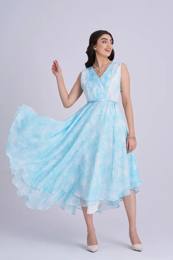 Sky_Blue_printed_Chiffon_|_Women's_Summer_Dress