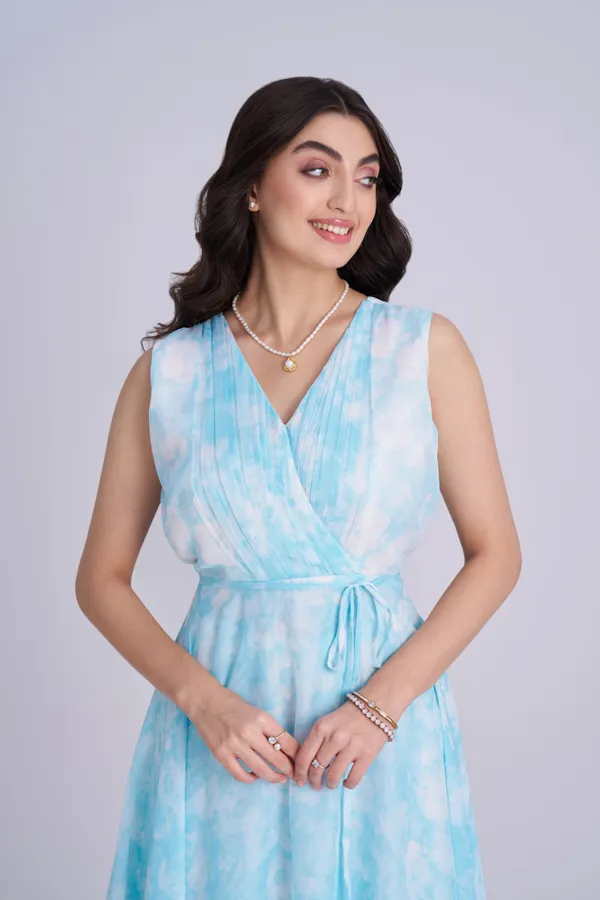 Sky_Blue_printed_Chiffon_|_Women's_Summer_Dress