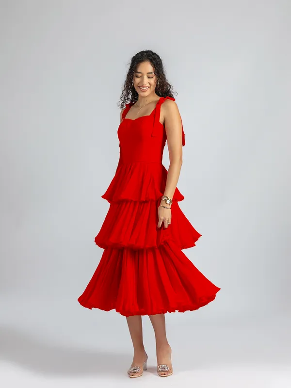 Strappy_red_Ruffle_Dress_|_red_corset_Tiered_Midi_Dress