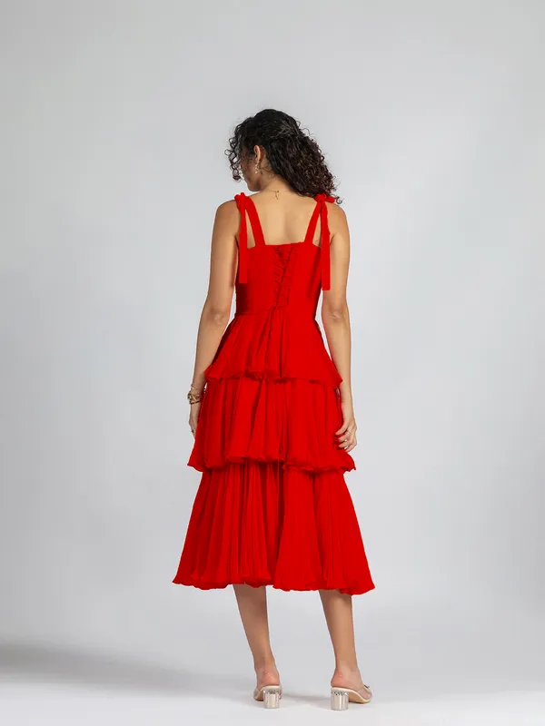 Strappy_red_Ruffle_Dress_|_red_corset_Tiered_Midi_Dress