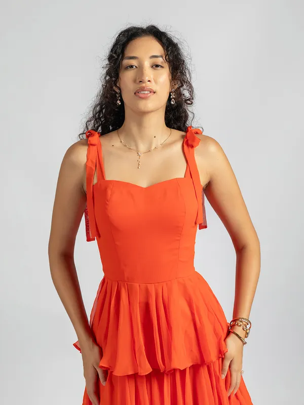 Strappy_Orange_Ruffle_Dress_|_Orange_corset_Tiered_Midi_Dress