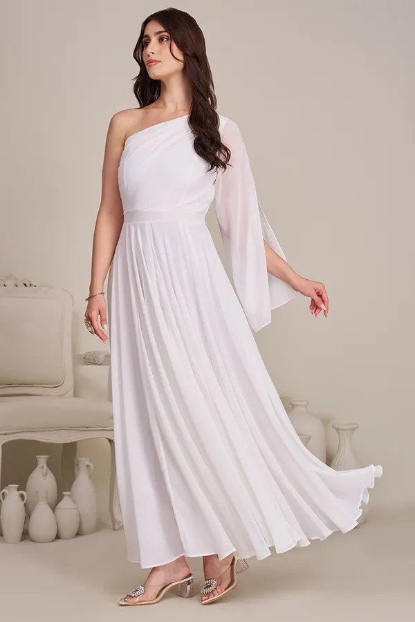 White_One-Shoulder_Maxi_Dress_for_women_|_Flared_long_ladies_dresses
