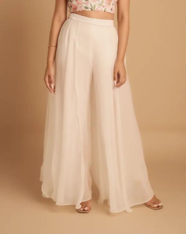 White_Palazzo_Set_with_Floral_Crop_Top_and_Long_Cape_|_indo_western_3_piece_outfit