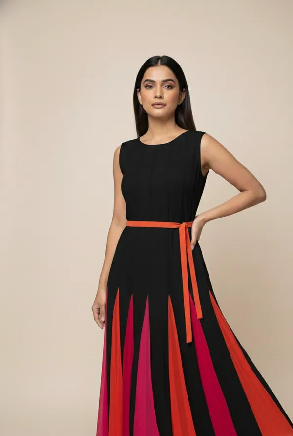 Women’s_multicolour_western_dress