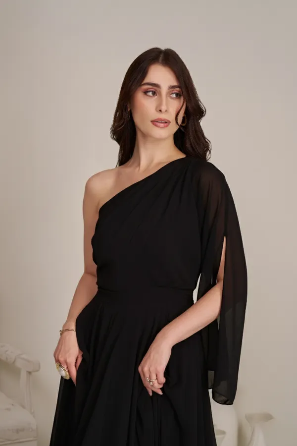 Black_One-Shoulder_Maxi_Dress_for_women_|_Flared_long_ladies_dresses