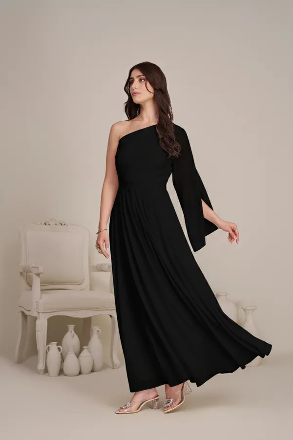 Black_One-Shoulder_Maxi_Dress_for_women_|_Flared_long_ladies_dresses