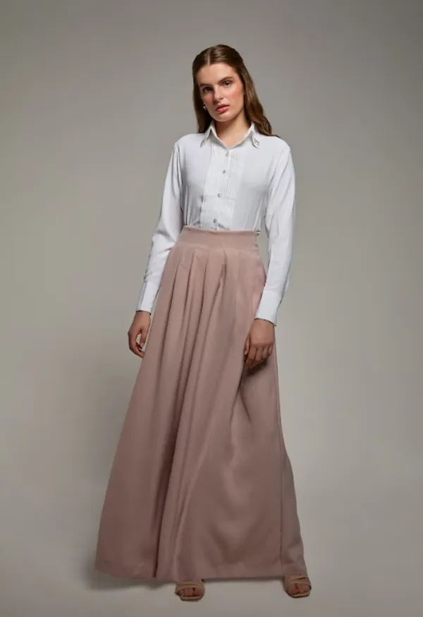 White_Midnight_Bloom_Shirt_For_Women
