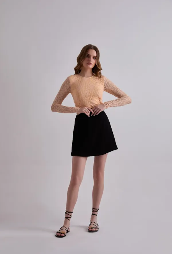 Black_Polyester_Mood_Swing_Skirt_For_Women