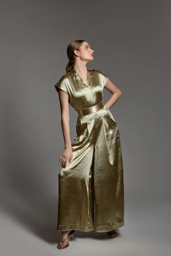 Golden_Polyester_Hour_Shirt_For_Women