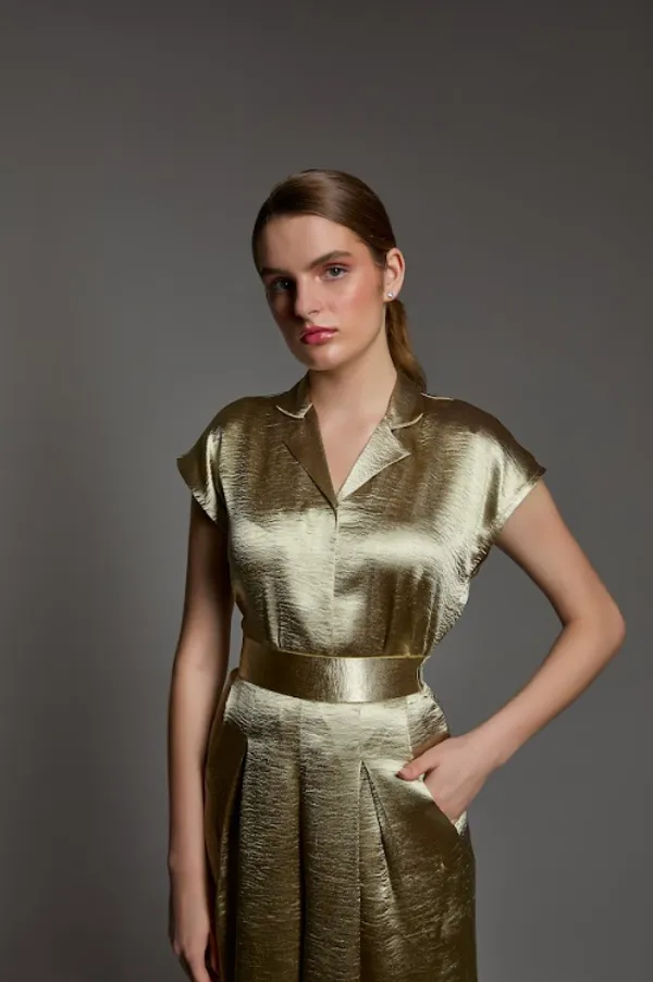 Golden_Polyester_Hour_Shirt_For_Women
