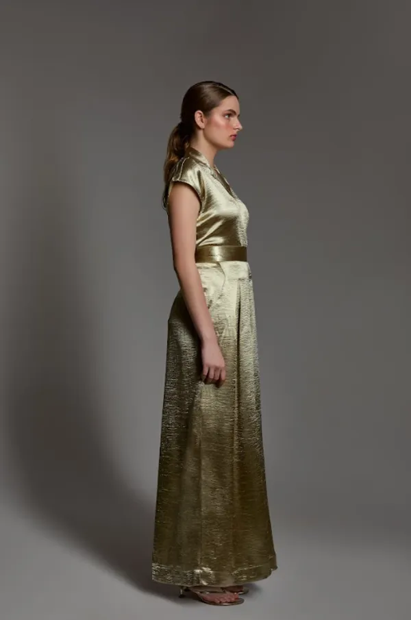 Golden_Polyester_Hour_Shirt_For_Women