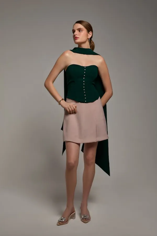 Green_Strapless_Corset_top_|_Green_bustier_Tube_top