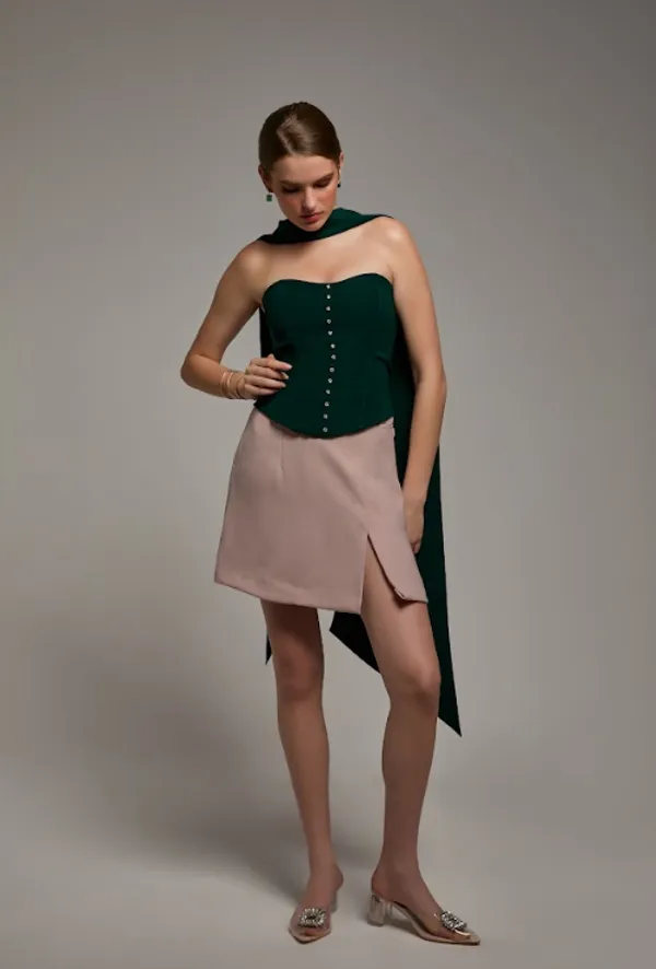 Green_Strapless_Corset_top_|_Green_bustier_Tube_top