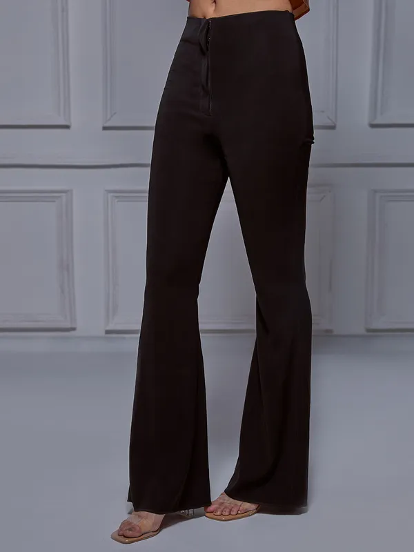 Women's_Black_bell_bottom_Pants_|_Black_sculpted_Trousers_for_Women