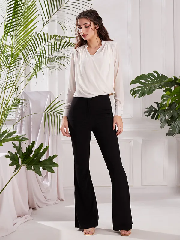 Women's_Black_bell_bottom_Pants_|_Black_sculpted_Trousers_for_Women