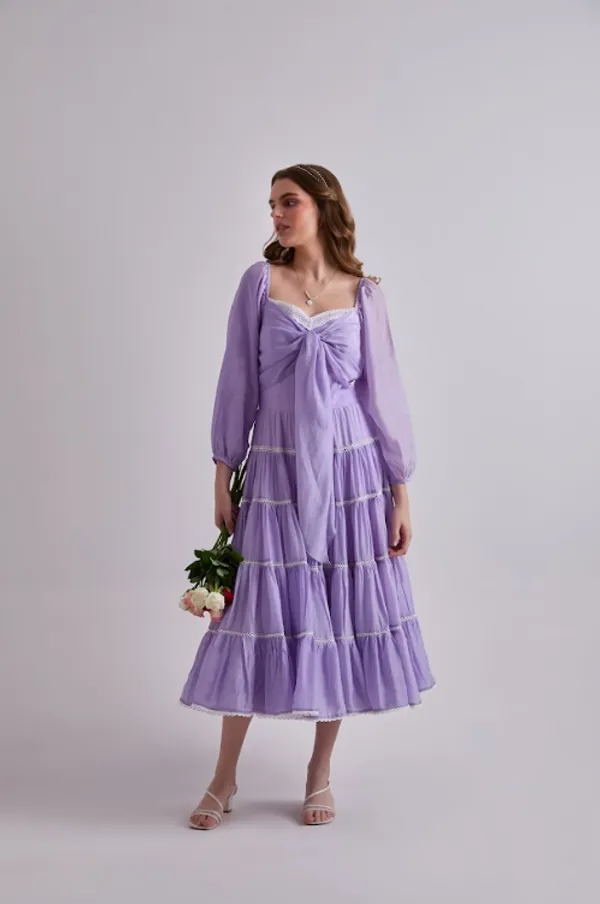 Purple_Trendy_Design_Dream_Cotton_Dress_For_Women