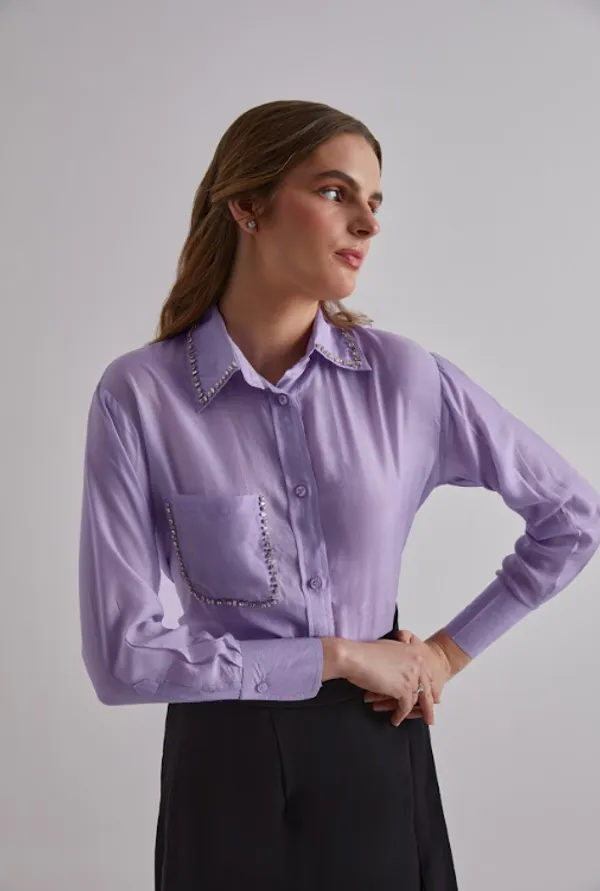 Purple_Prestige_Cotton_Silk_Shirt_For_Women