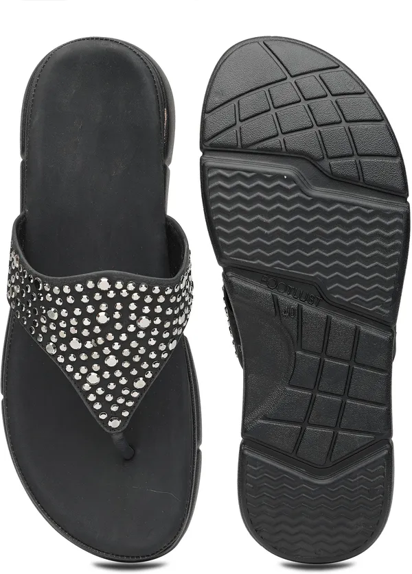 Black_Artificial_Leather_Casual_Wedges_For_Women