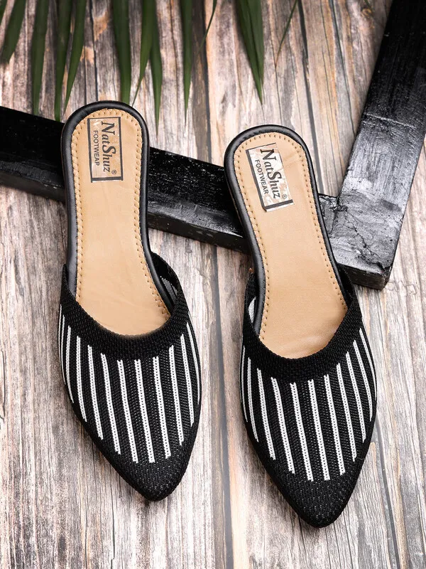 Black_Mesh_Casual_Wedges_For_Women