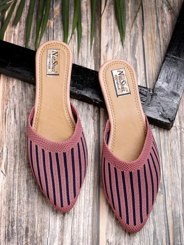 Pink_Mesh_Casual_Wedges_For_Women