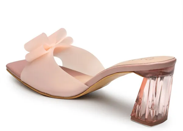 Pink_Solid_Slip-On_Rubber_Heels_For_Women
