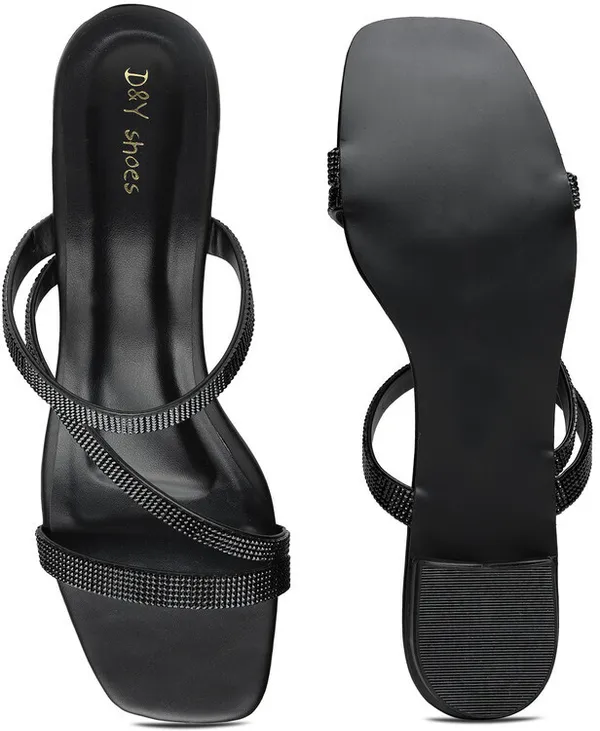 Black_Solid_Resin_Flip_Flops_For_Women