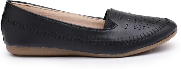 Black_Solid_Flat_Resin_Casual_Bellies_For_Women