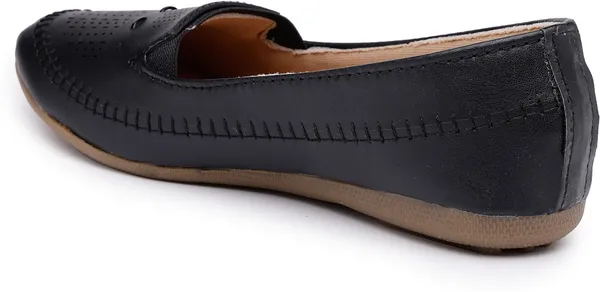 Black_Solid_Flat_Resin_Casual_Bellies_For_Women