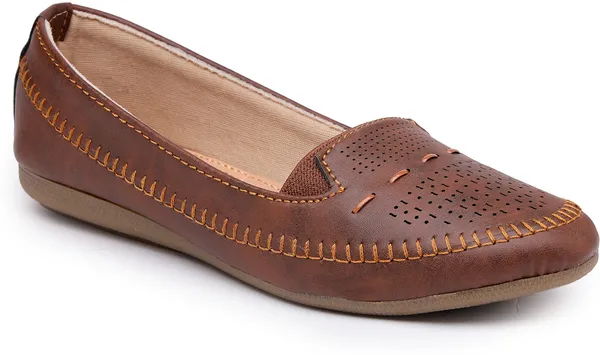 Brown_Solid_Flat_Resin_Casual_Bellies_For_Women