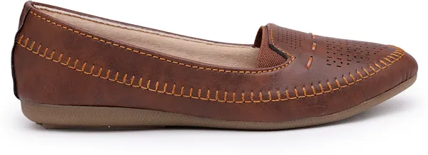 Brown_Solid_Flat_Resin_Casual_Bellies_For_Women