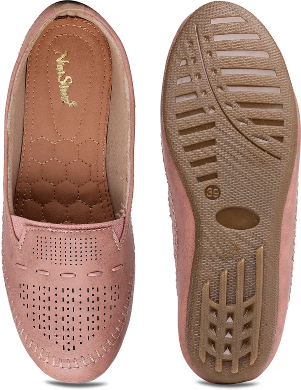 Camel_Solid_Flat_Resin_Casual_Bellies_For_Women