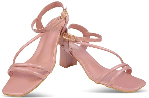 Pink_Solid_Slip-On_Synthetic_Heels_For_Women