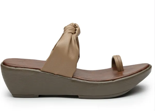 Brown_Artificial_Leather_Wedges_For_Women