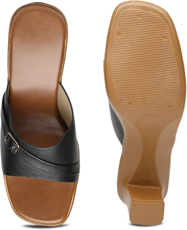 Black_Solid_Slip-On_Artificial_Leather_Casual_Wedges_For_Women