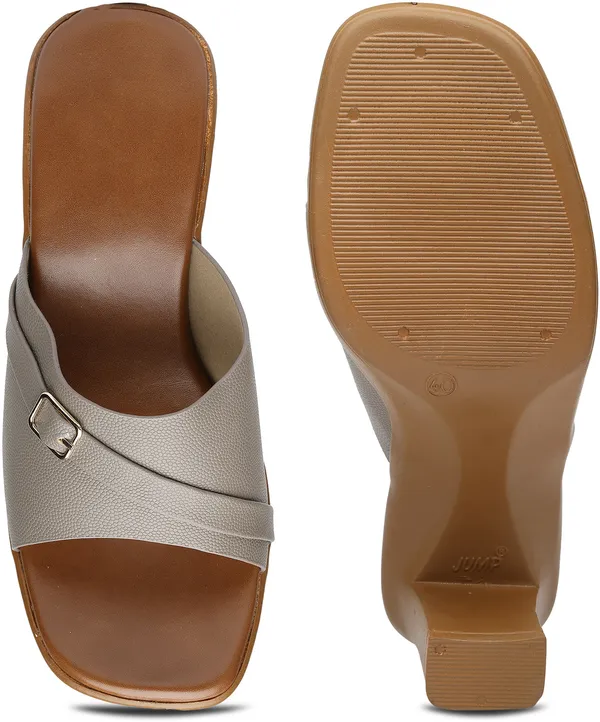 Grey_Solid_Slip-On_Artificial_Leather_Heels_For_Women